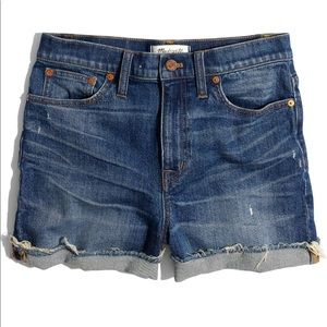 Madewell High Rise Denim Shorts in Glen Oaks